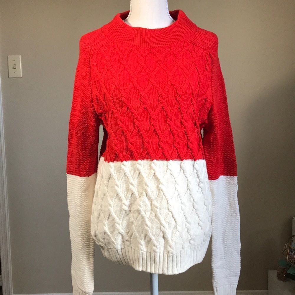 Vintage Color block sweater